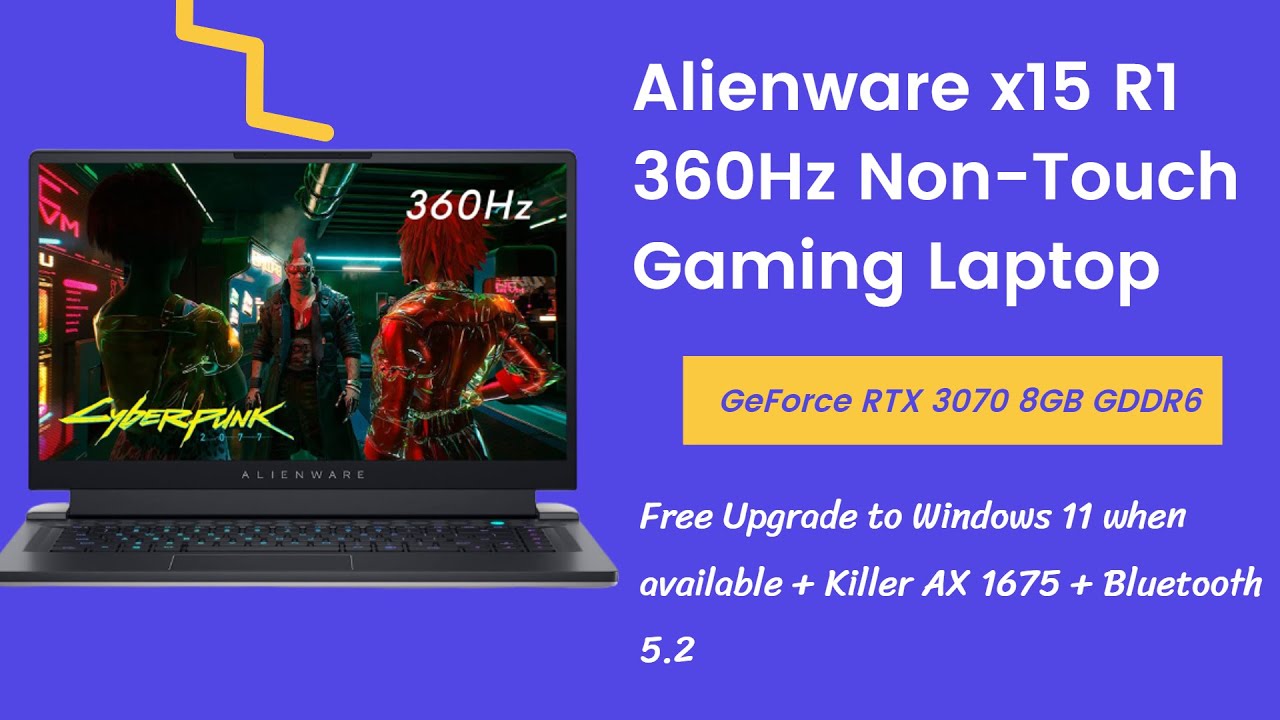 Alienware x15 R1 Laptop with FHD 360Hz