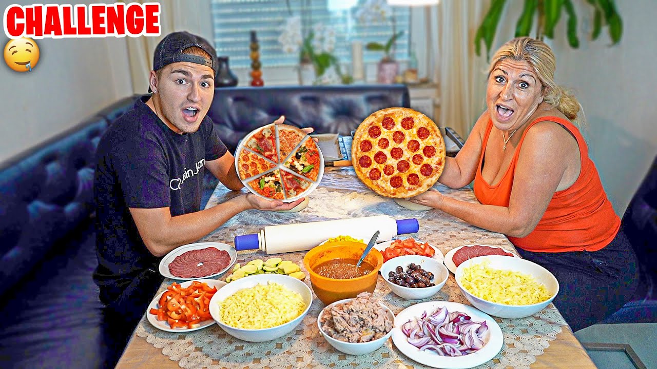 WER macht die BESTE PIZZA!? - Mutter vs Sohn Koch Challenge