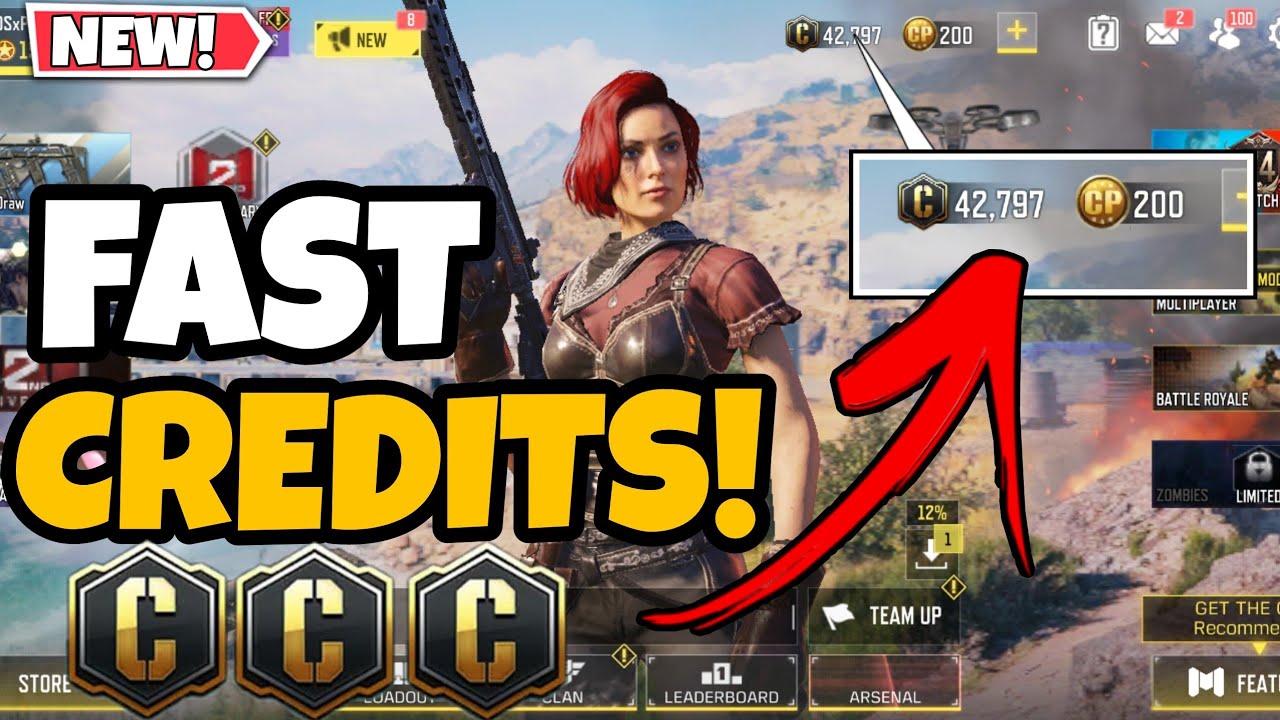 How to get CREDITS FAST in cod mobile | FAST WAY to get credits! (updated)