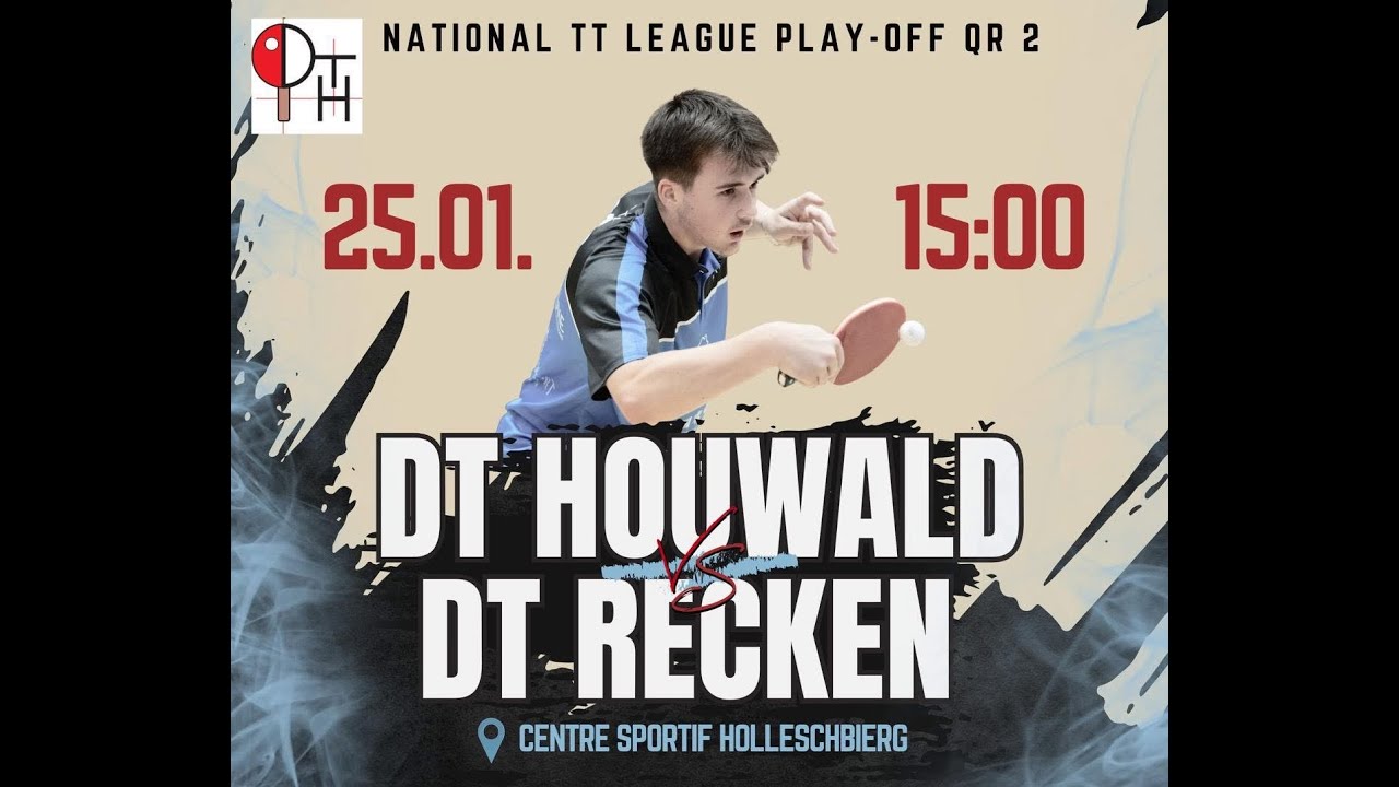 National TT League : DT Houwald - DT Recken (Dësch 2)