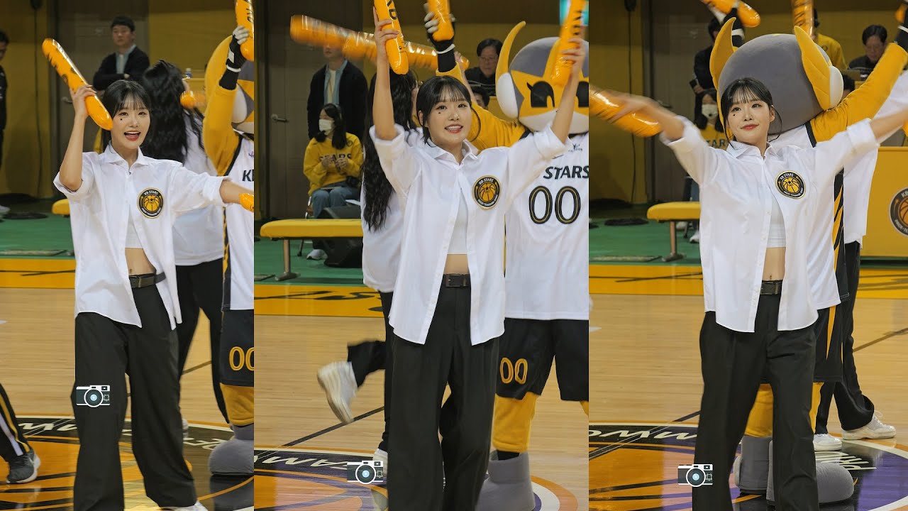 이쁜 학생이 응원하는건가? | 청주 KB스타즈 최홍라 치어리더 응원교육 | CheerLeader FanCAM 4K 60fps | 260202