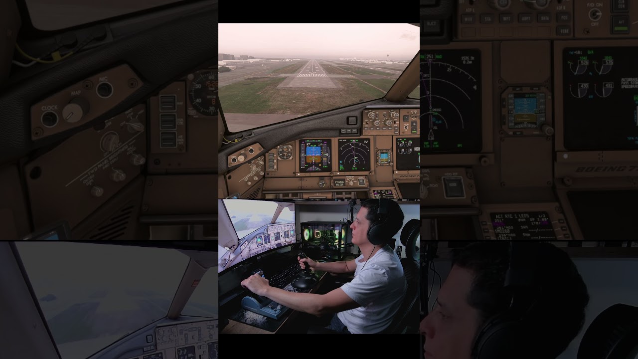 POUSANDO em LOS ANGELES de BOEING 777 no FLIGHT SIMULATOR 2020 #fs2020    #flightsimulator