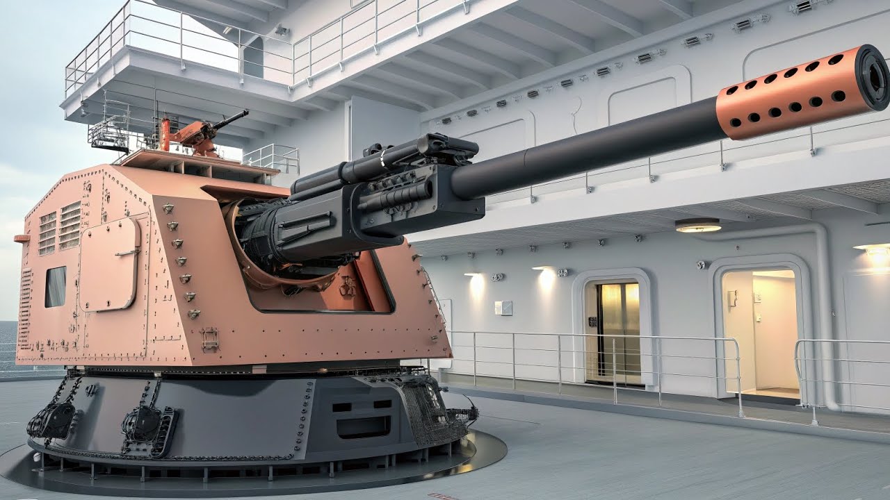 Howe Type 1999 CIWS Railgun el cañón naval electrónico más poderoso del 2026El Railgun gigante que 