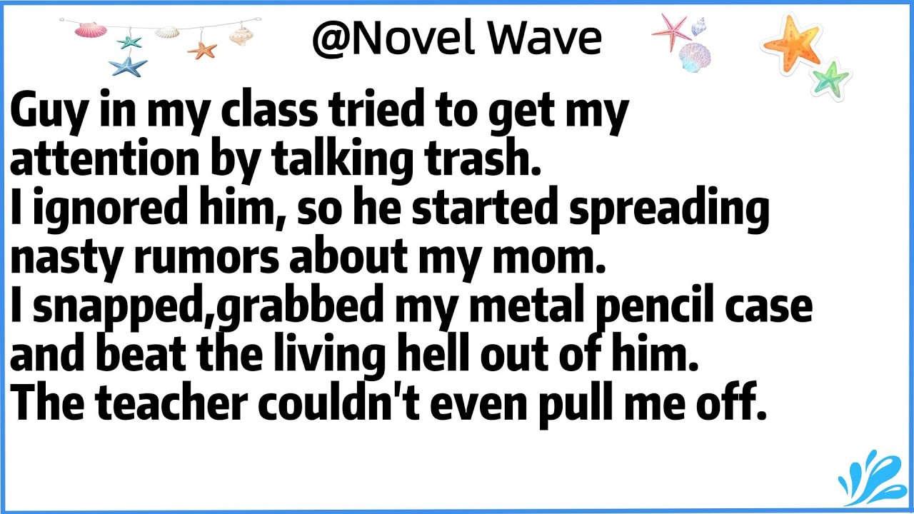 Guy in my class tried to get my attention by talking trash.I ignored him, so he started spreading