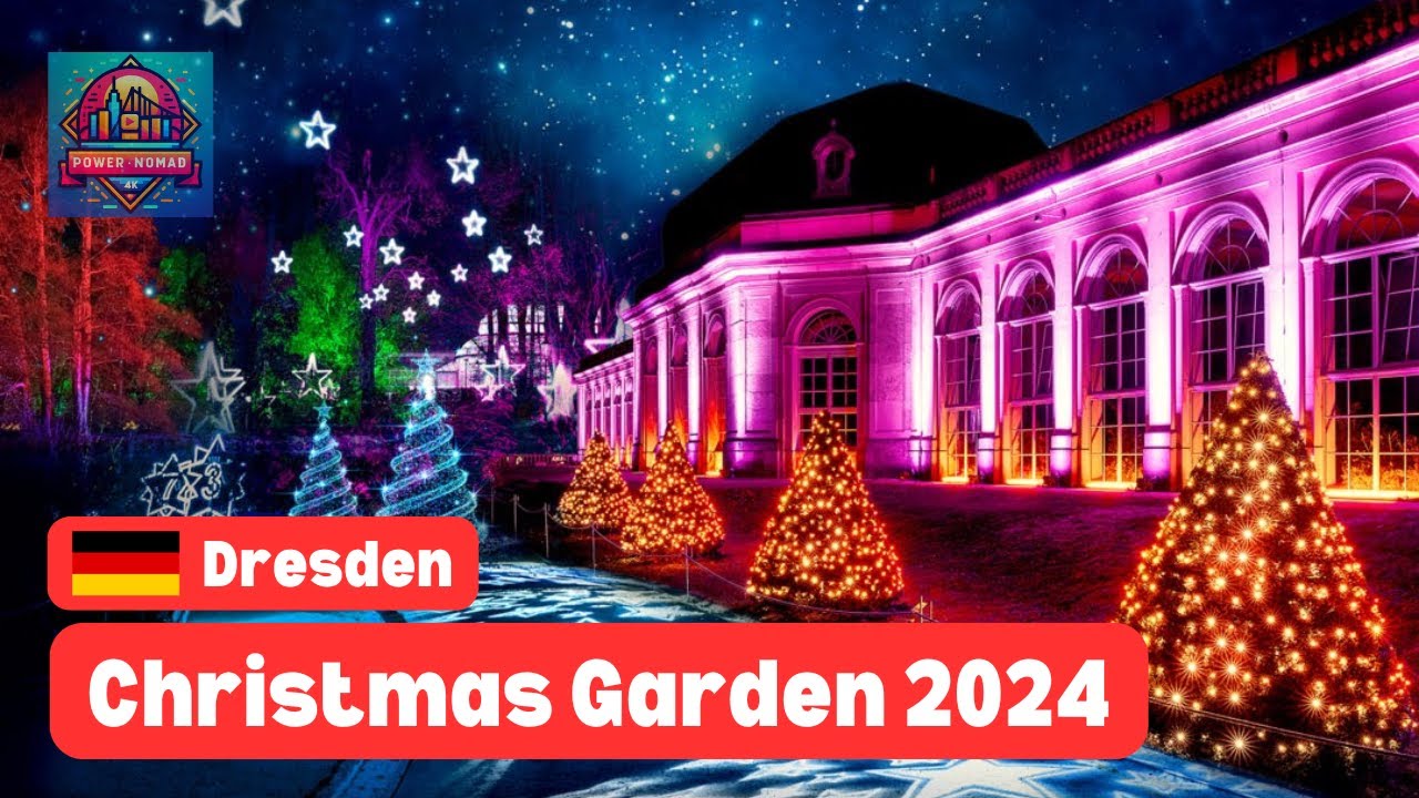 CHRISTMAS GARDEN DRESDEN 🎄: Pillnitz Palace & Gardens Dresden 🇩🇪 | December 2024 | 4K