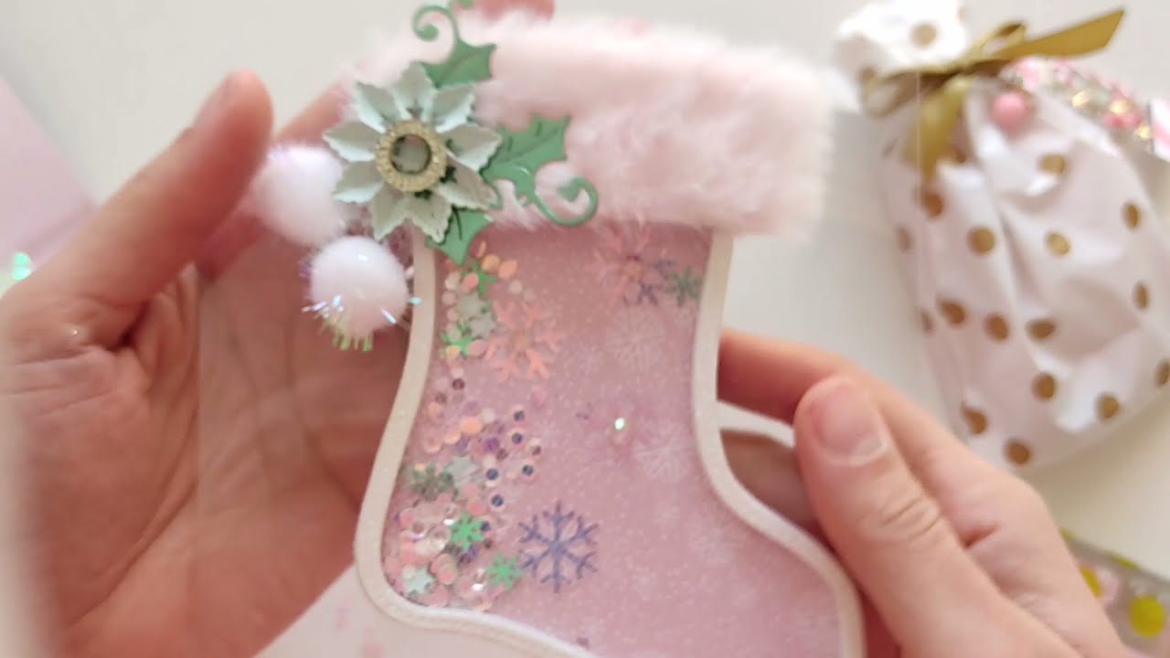 Pink Christmas Shaker Group Swap Unboxing!