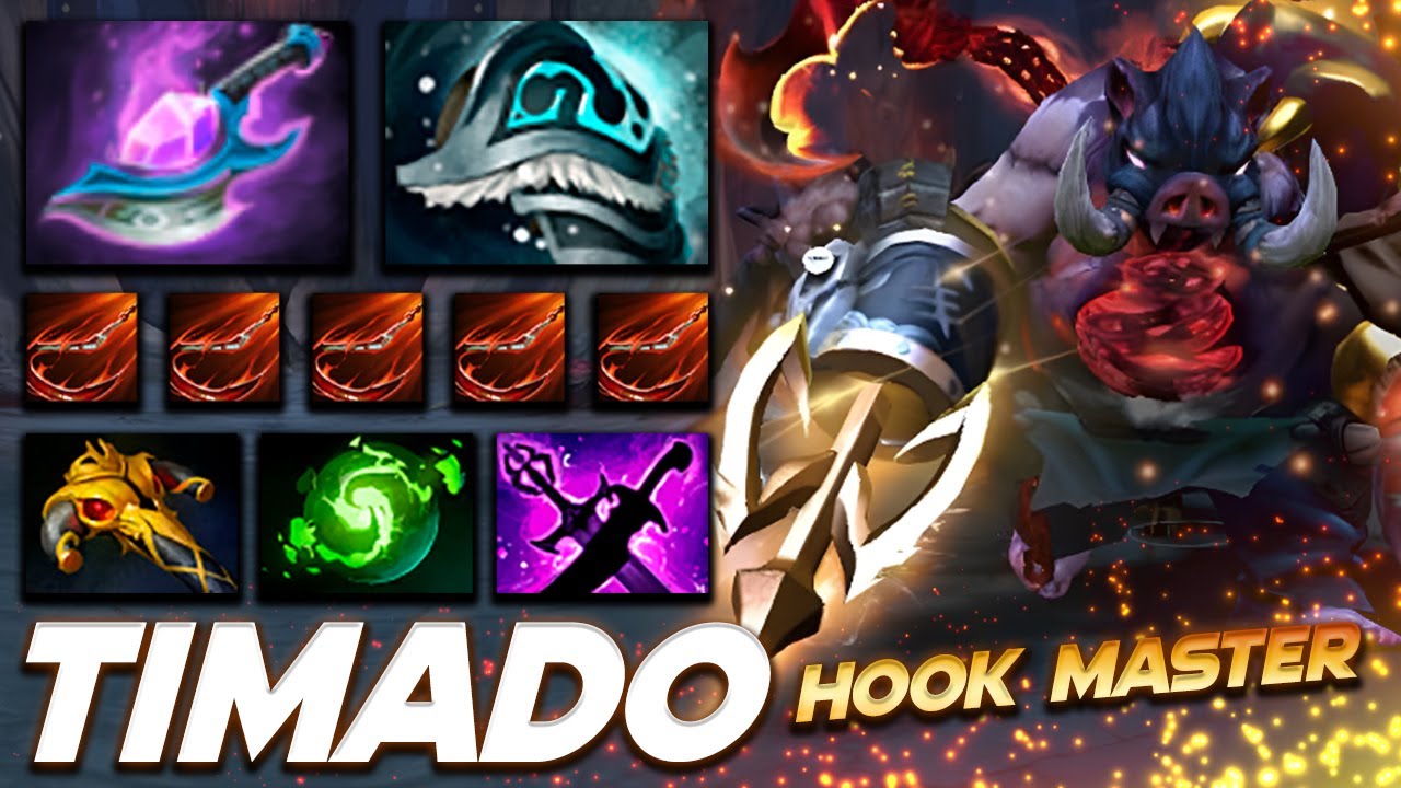 Timado Pudge Hook Master - Dota 2 Pro Gameplay [Watch & Learn]