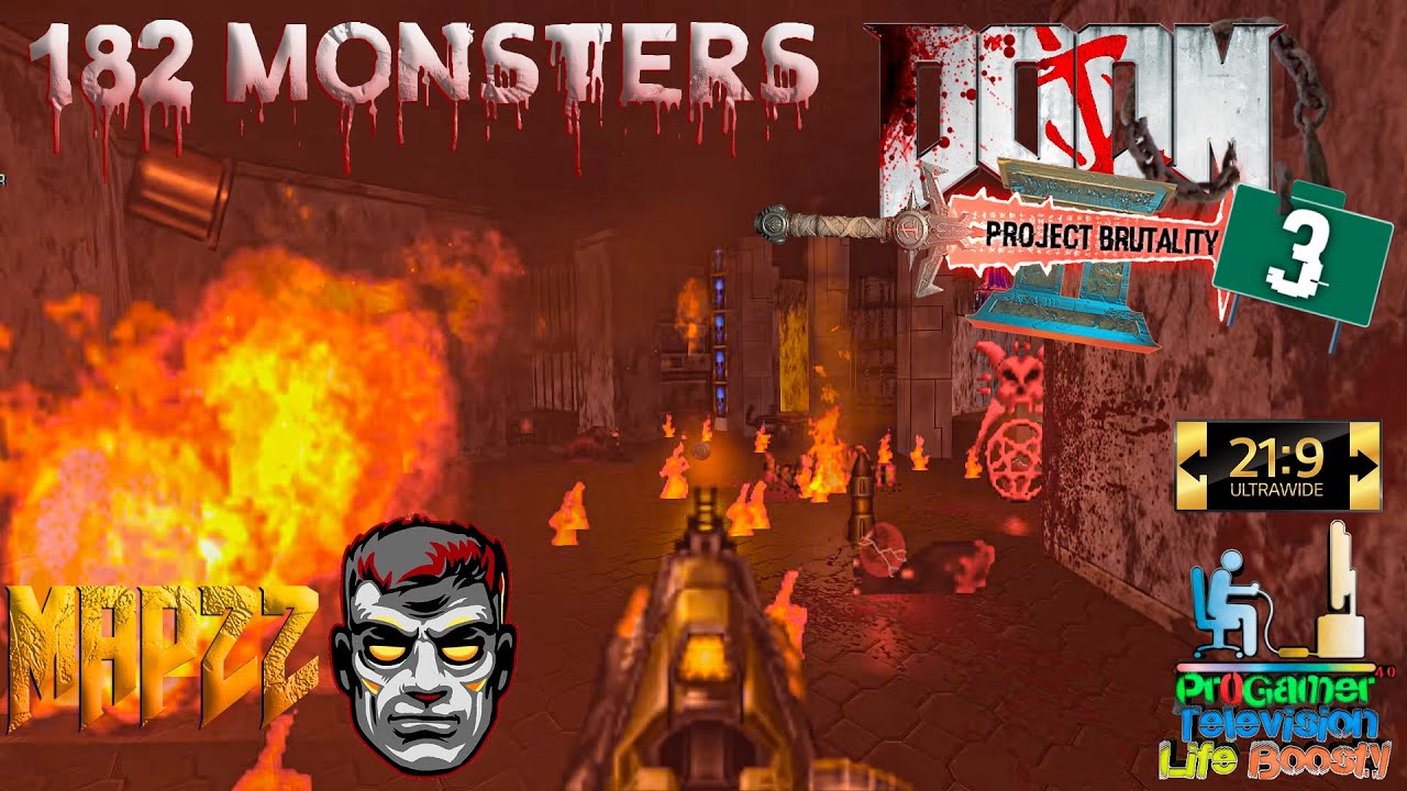 Project Brutality 3.0: Dark World Original Doom II + MEGA MONSTERS PACK - Map22