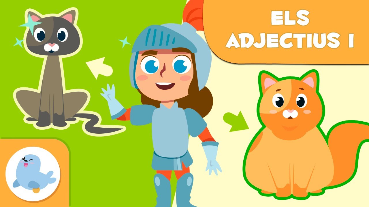 ELS ADJECTIUS 🐭 Animals 🐘 Vocabulari per a nens en català 🐢🐆 Episodi 1
