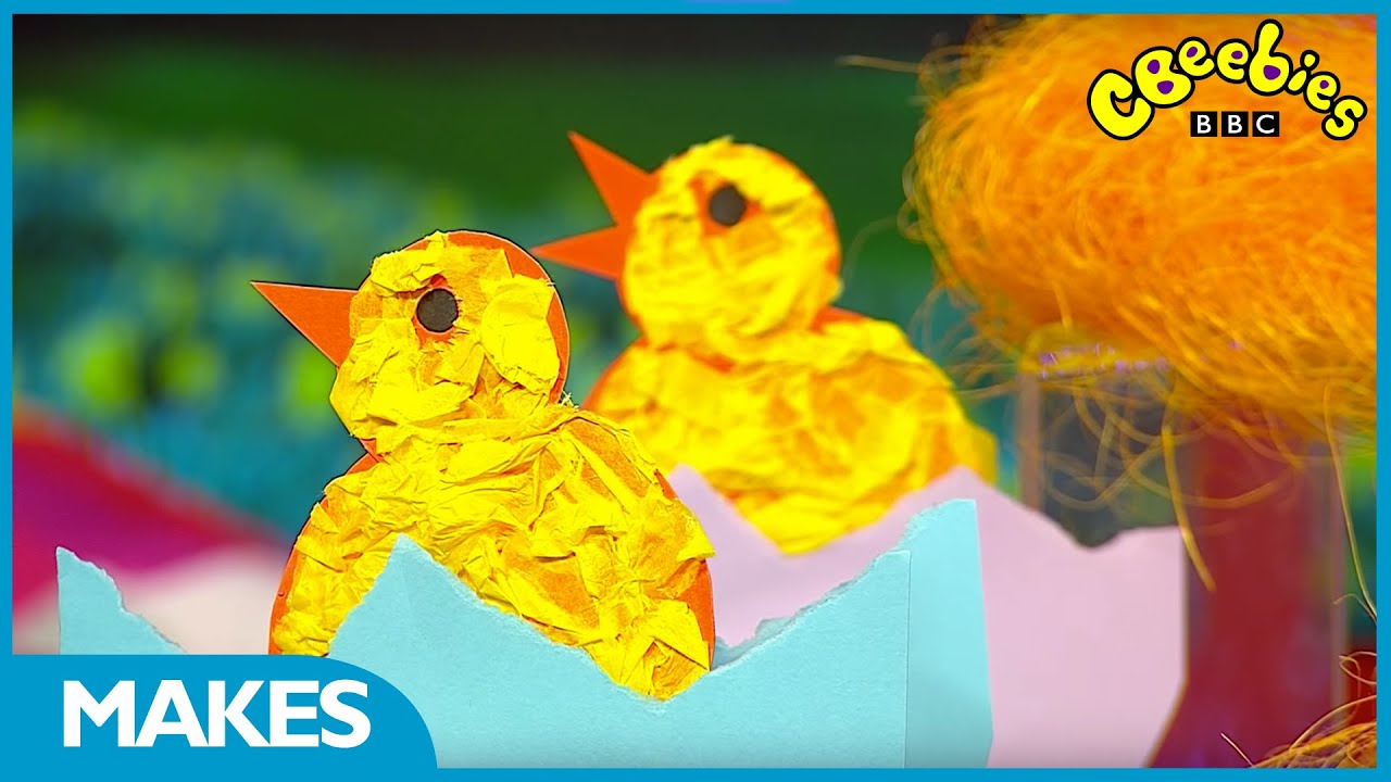 CBeebies Makes | Easter Chick Card