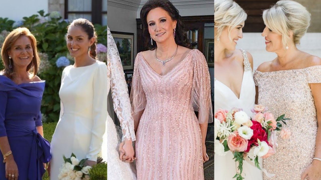 Stylish mother of the bride wedding dresses