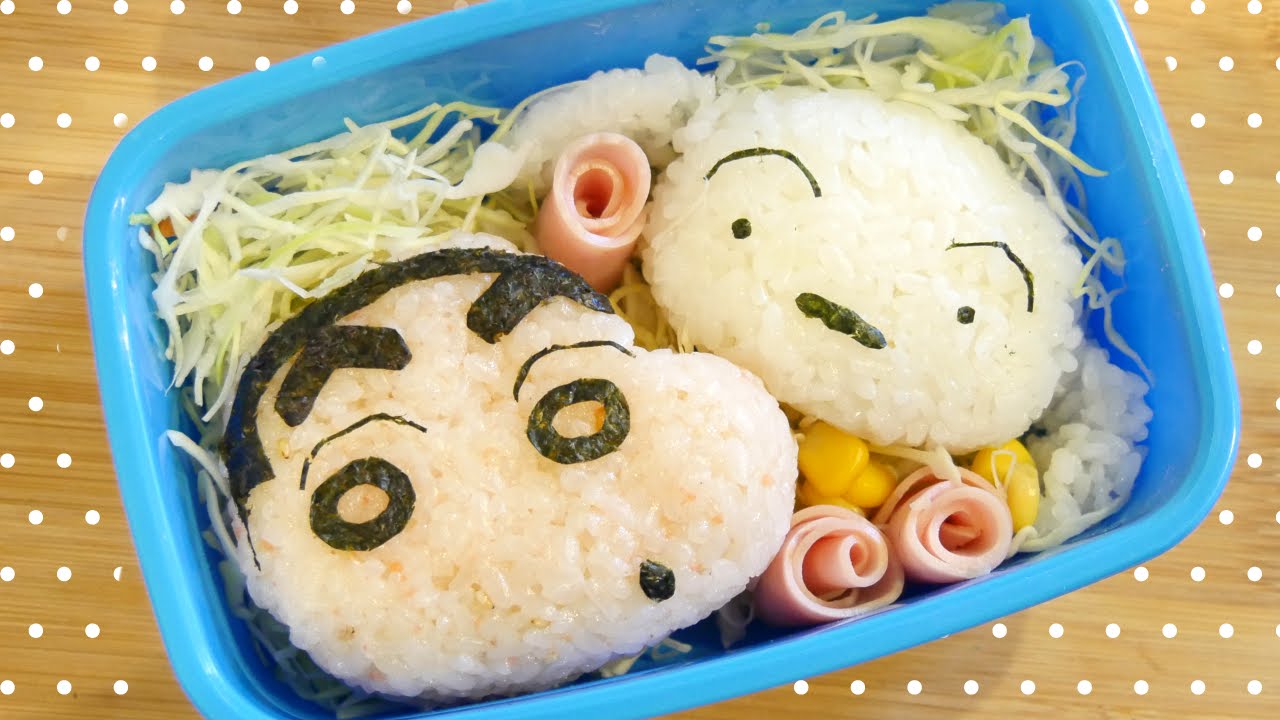 Crayon Shin-chan Bento Box Tutorial - クレヨンしんちゃんキャラ弁作ってみた＊新映画記念＊ 蝋筆小新