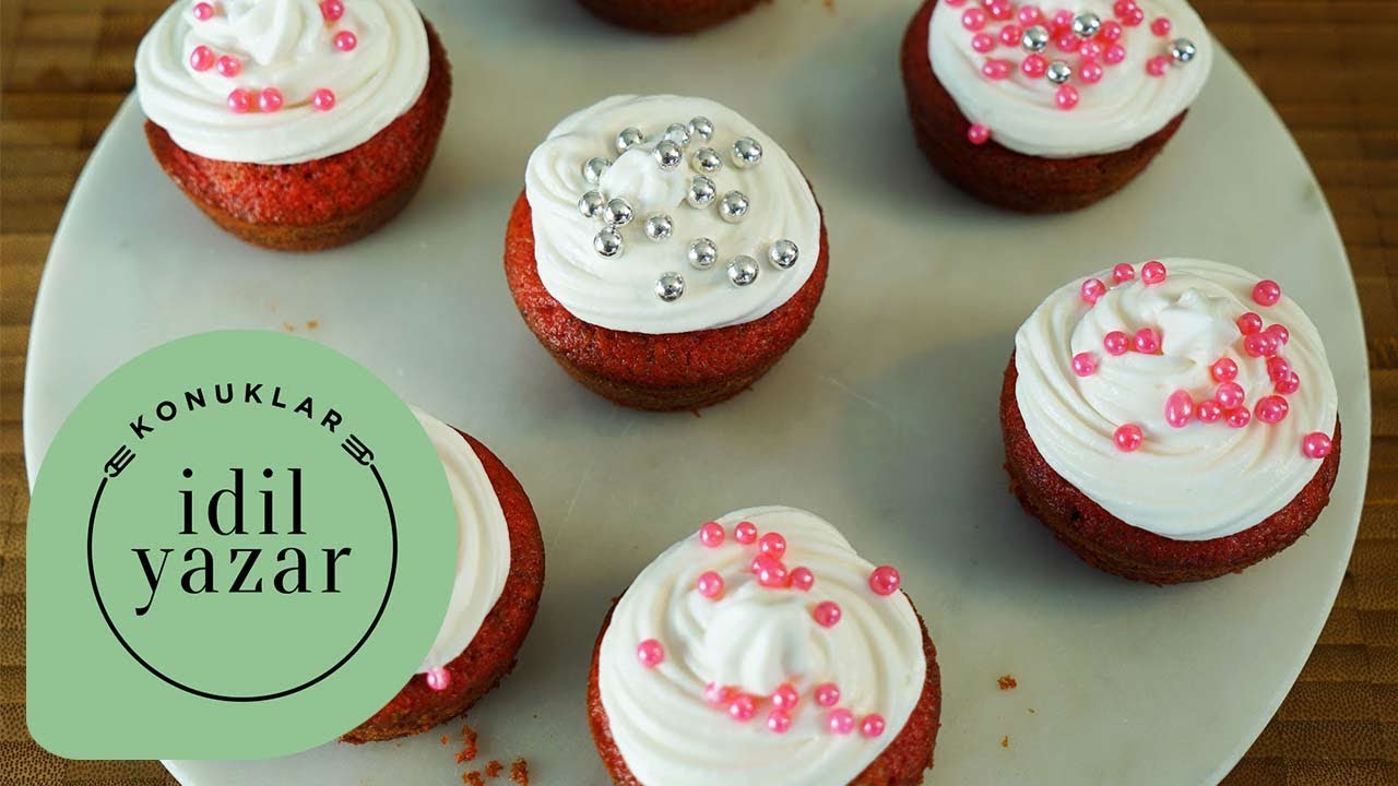 Kırmızı Kadife Cupcake Tarifi - Davet Çok Elbisem Yok - İdil Yazar