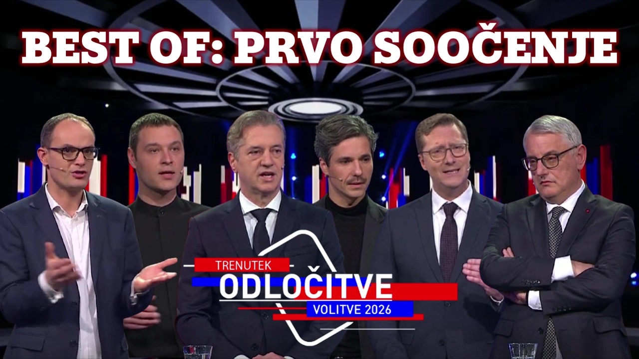 Best Of: PRVO PREDVOLILNO SOOČENJE – Volitve 2026: Pestra razprava na RTV Slovenija (19. 2. 2026)