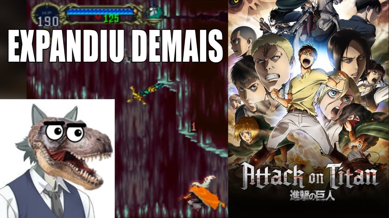 FALANDO SOBRE O FINAL DE SHINGEKI NO KYOJIN (Enquanto Jogo Randomizer de SOTN)
