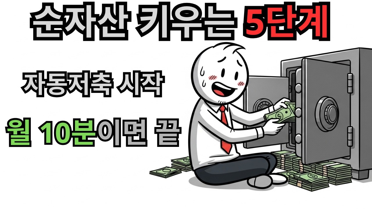 저축으로 순자산을 키우는 5단계 시스템: 2026년 실전