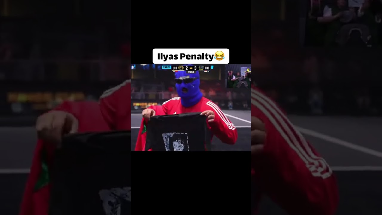 Ilyas Penalty. #ilyaselmaliki #saudiarabia🇸🇦 #kingsleague #ultrachmicha #ilyaselmaliki_clips