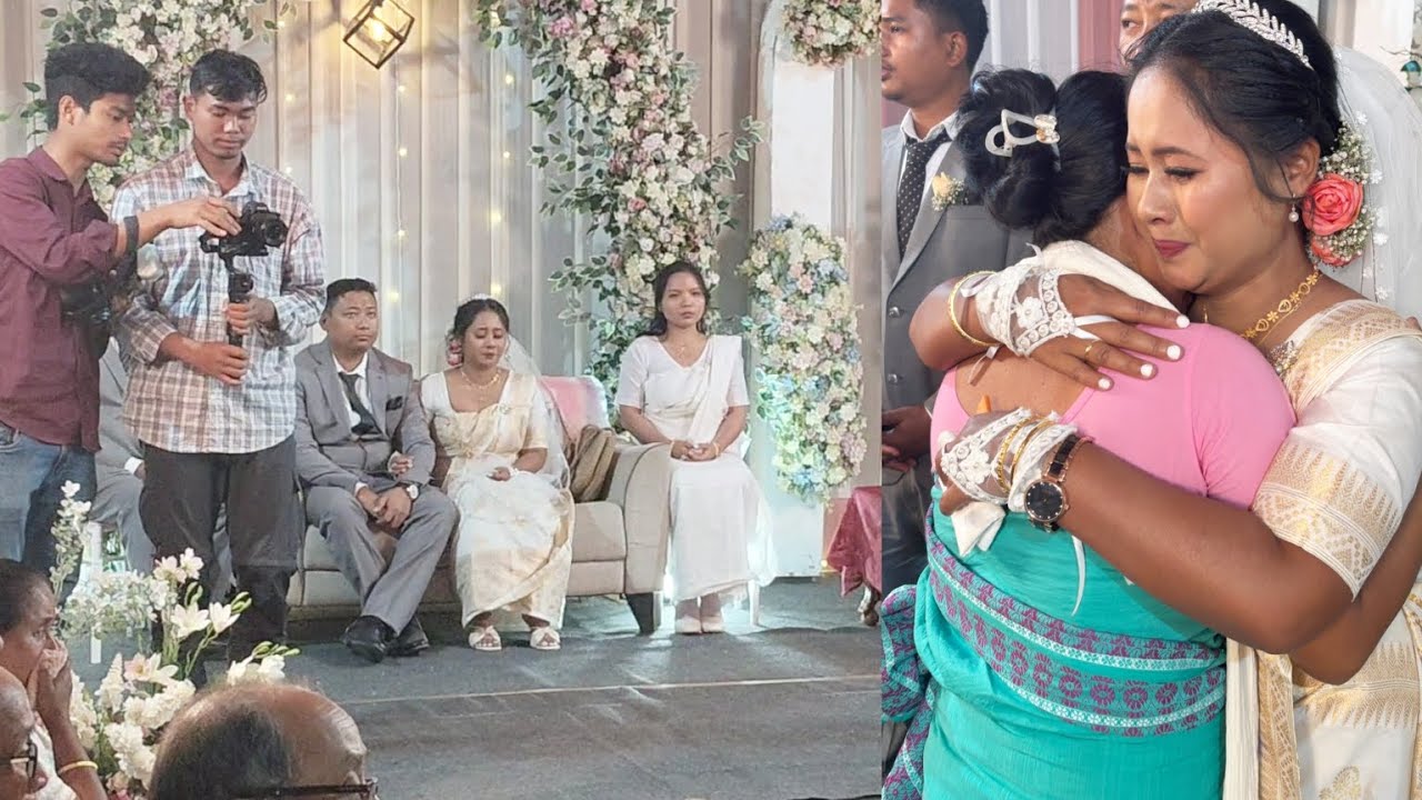 Emotional moment, Farewell, Wedding Ceremony.