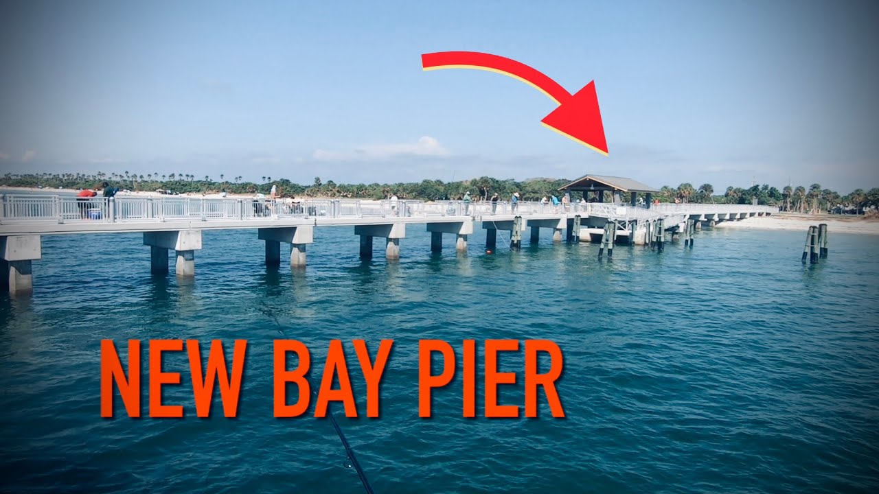 FIRST Time 🎣 HERE at REDONE Fort DeSoto Bay Pier in St. Petersburg, Florida ⛱️