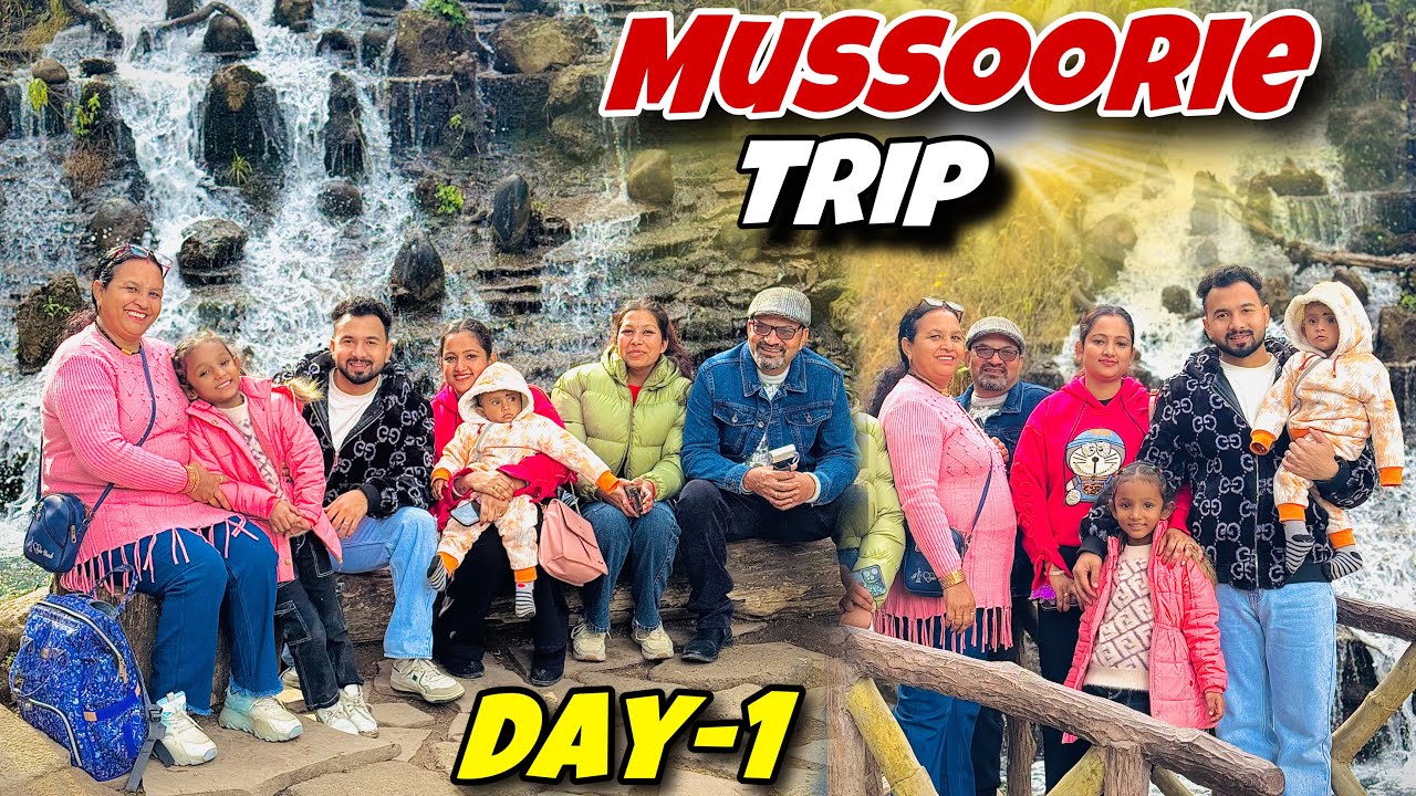 Mussoorie trip day-1 with family || Bohot Enjoy kiya sabne 🤘🤪 || priya jeet vlogs #familyvlogs