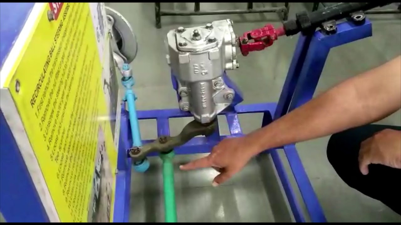 Assembly and Dismantling of Recirculating Ball Type Steering System