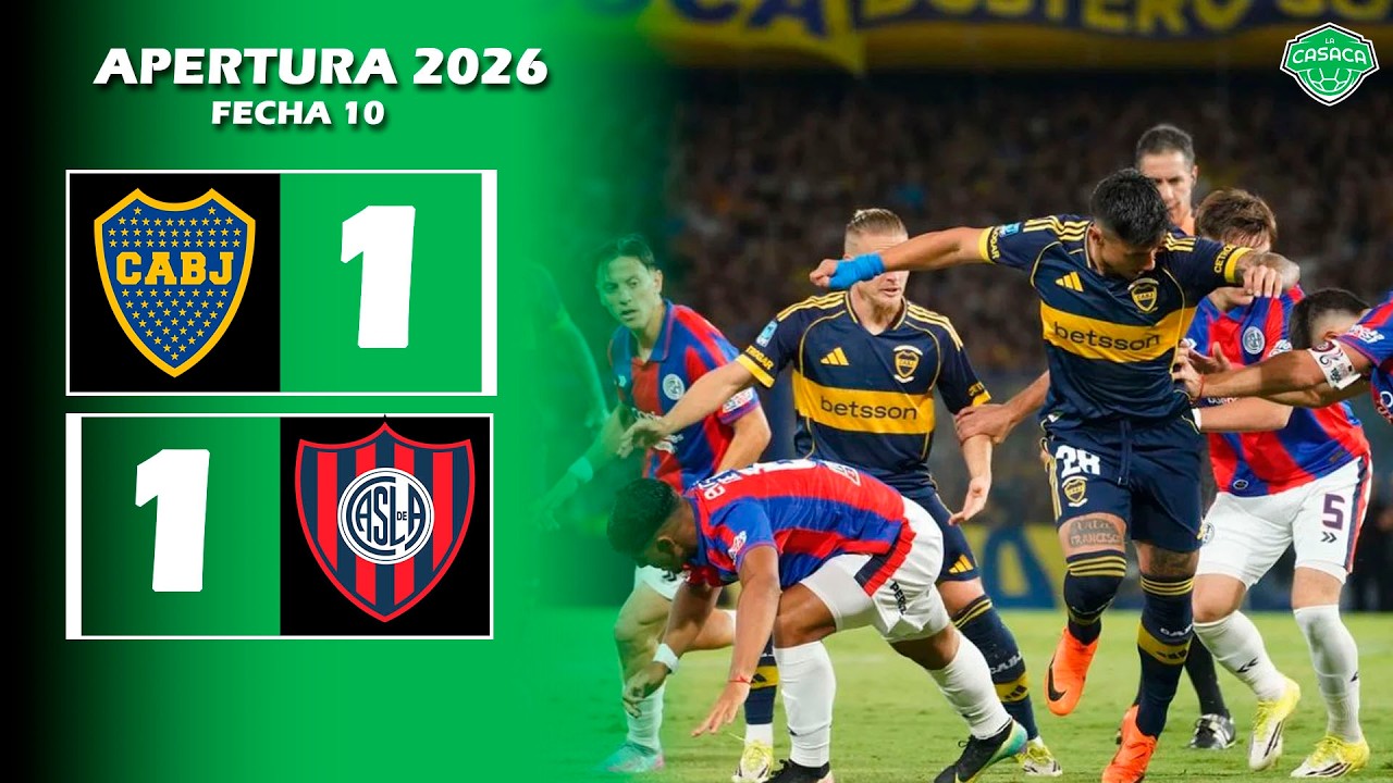 ⚽ Boca vs San Lorenzo EN VIVO | Apertura 2026 - Fecha 10🏆 La Casaca Fútbol