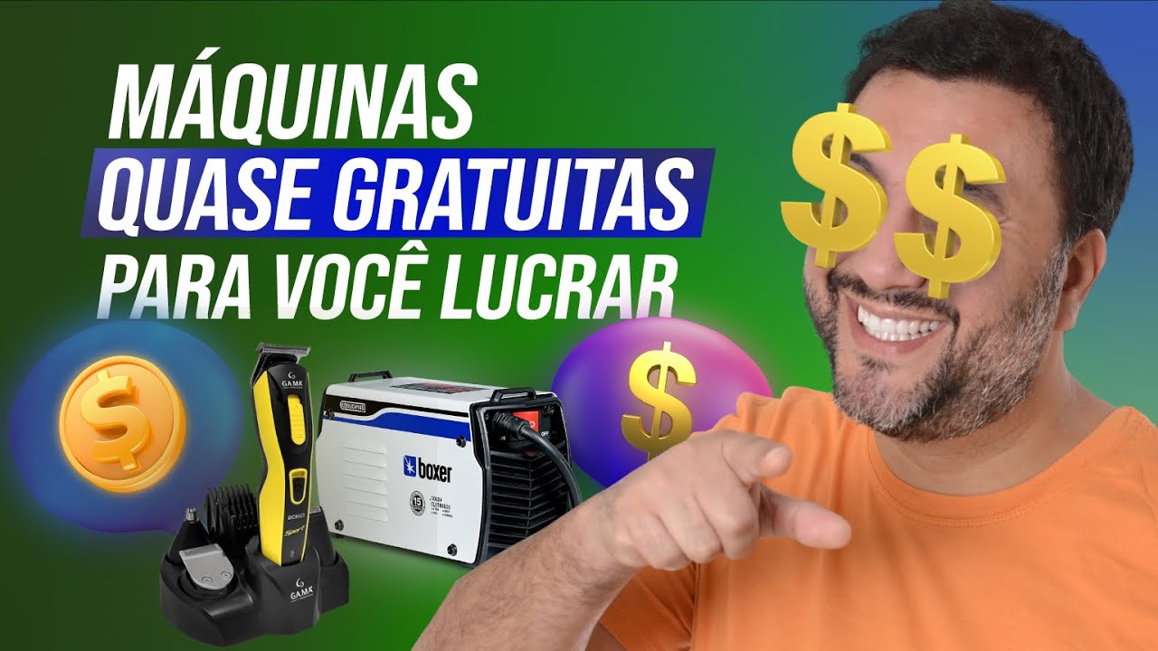 Melhores Máquinas BARATAS E LUCRATIVAS EM 2025 🚀 [ Máquinas Pequenas para começar seu negócio ]