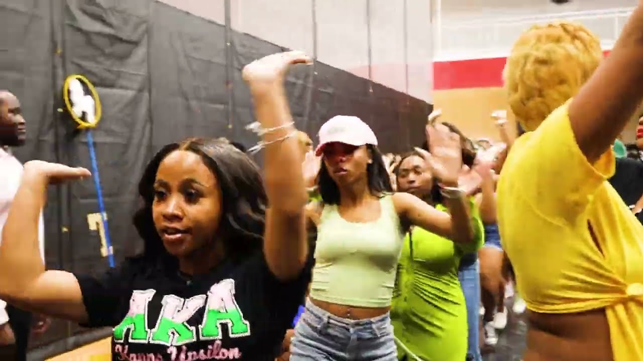 Sigma Gamma Rho and AKA Stroll | Valdosta State SGRhos and AKA's