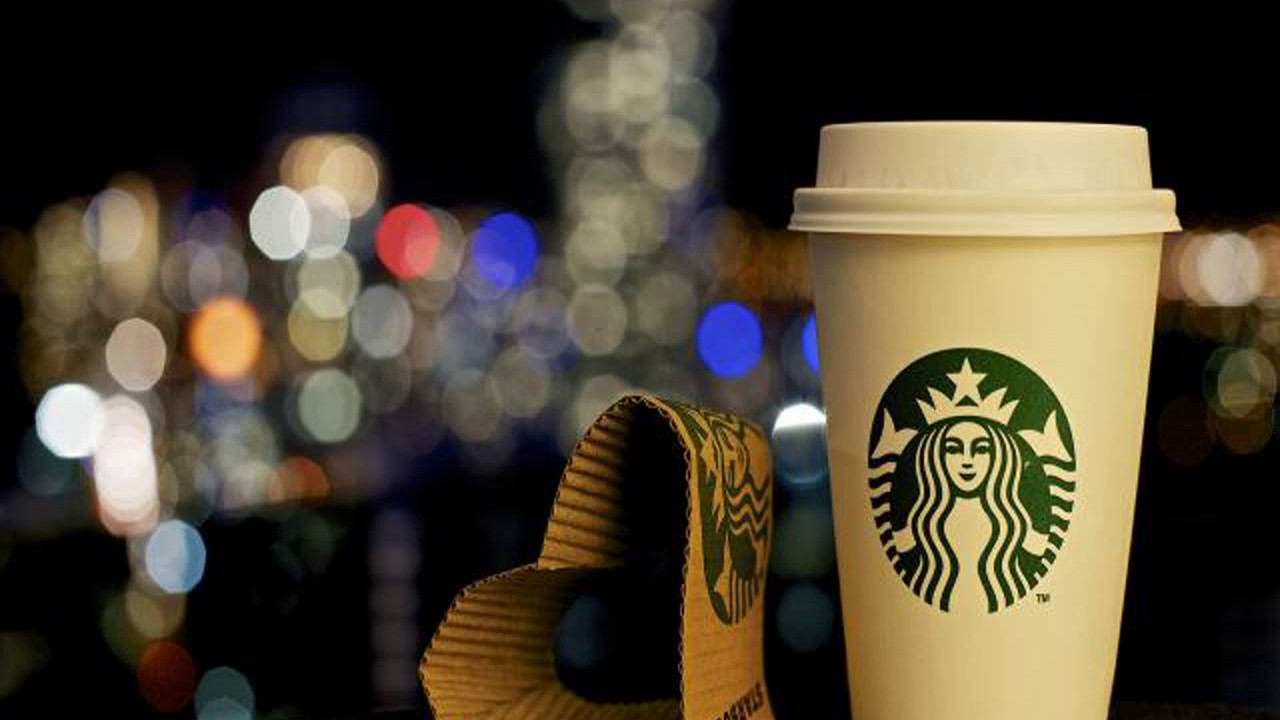 Starbucks coffee cup costume