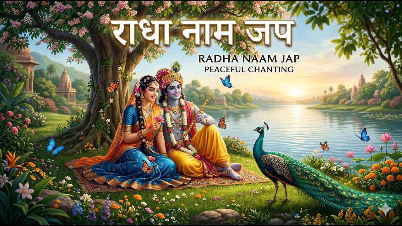 2 Hrs Nonstop Radha Radha Jaap | Mind Relaxing Devotional Video