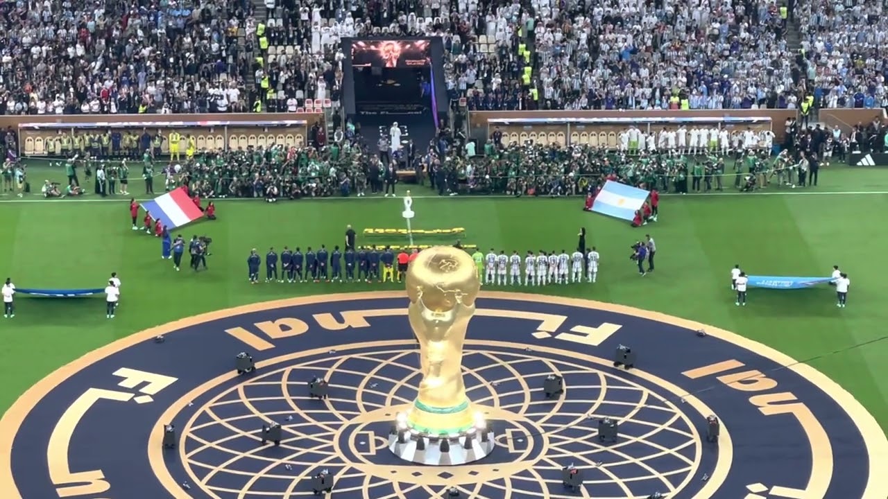 CEREMONIA DE APERTURA FINAL ARGENTINA vs FRANCIA FIFA WORLD CUP QATAR 2022  🇶🇦 ESTADIO LUSAIL