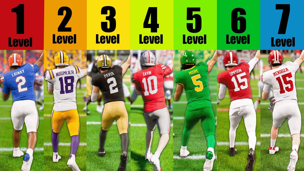 7 уровней паса | College Football 26