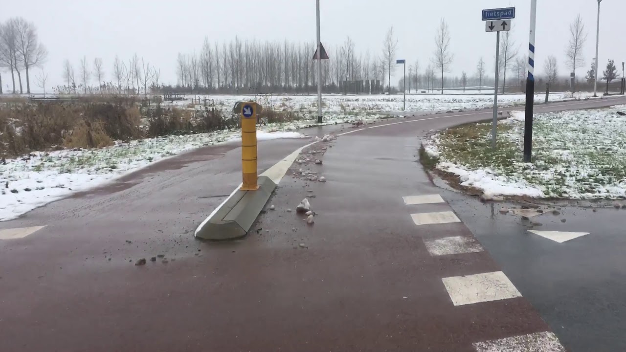RijnWaalPad in de winter