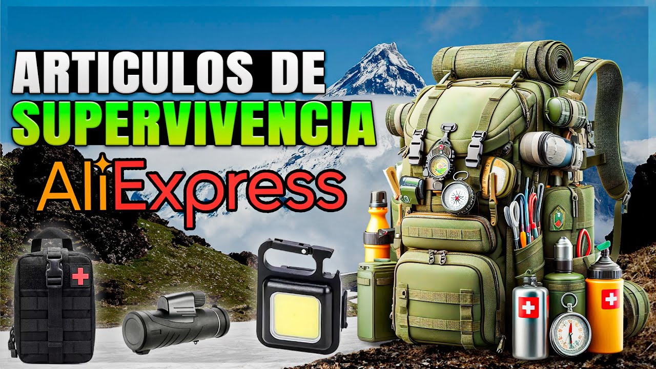 Mochila de Supervivencia Aliexpress -6€