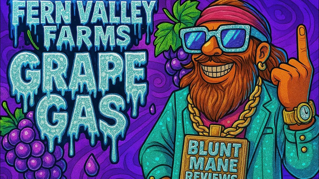 Now THIS is some GAS Fern Valley Farms GRAPE GAS Indoor #fernvalleyfarms #thcareview