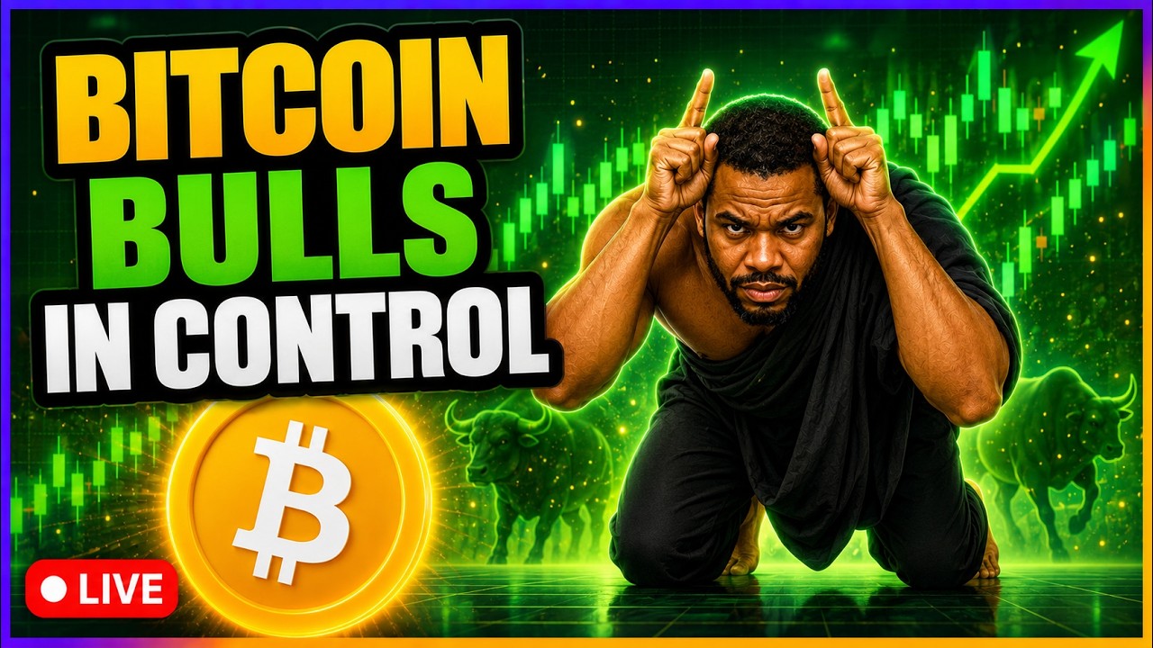 Bitcoin Bulls Pushing!  Live Trading BTC XAU QQQ