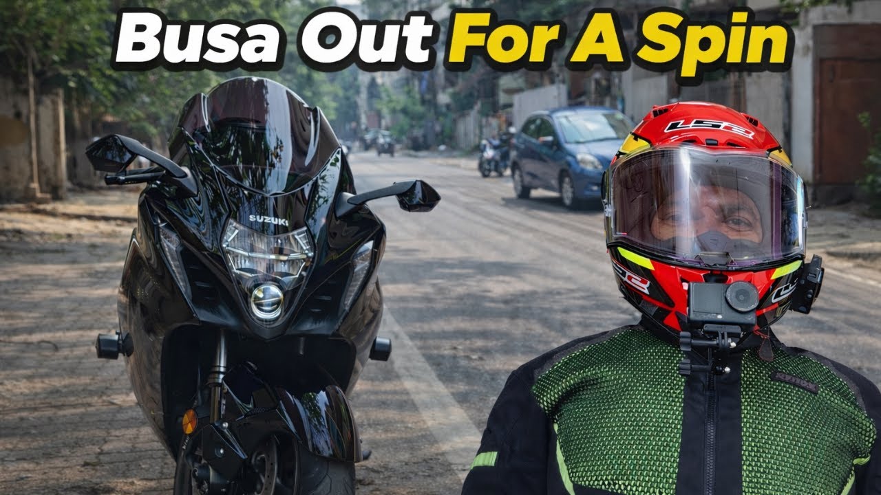 TAKING BUSA OUT FOR A SPIN AFTER A LONG TIME !!!