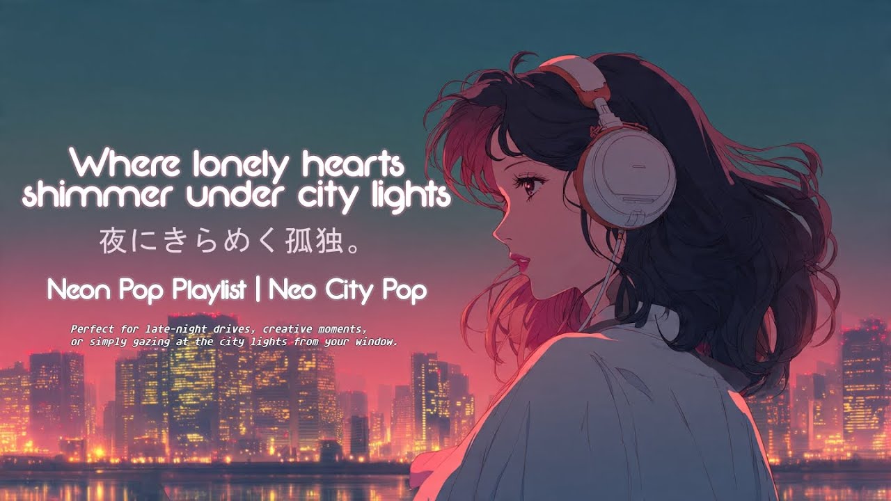🌃【Neon Pop | Playlist】🌙 — Where lonely hearts shimmer under city lights