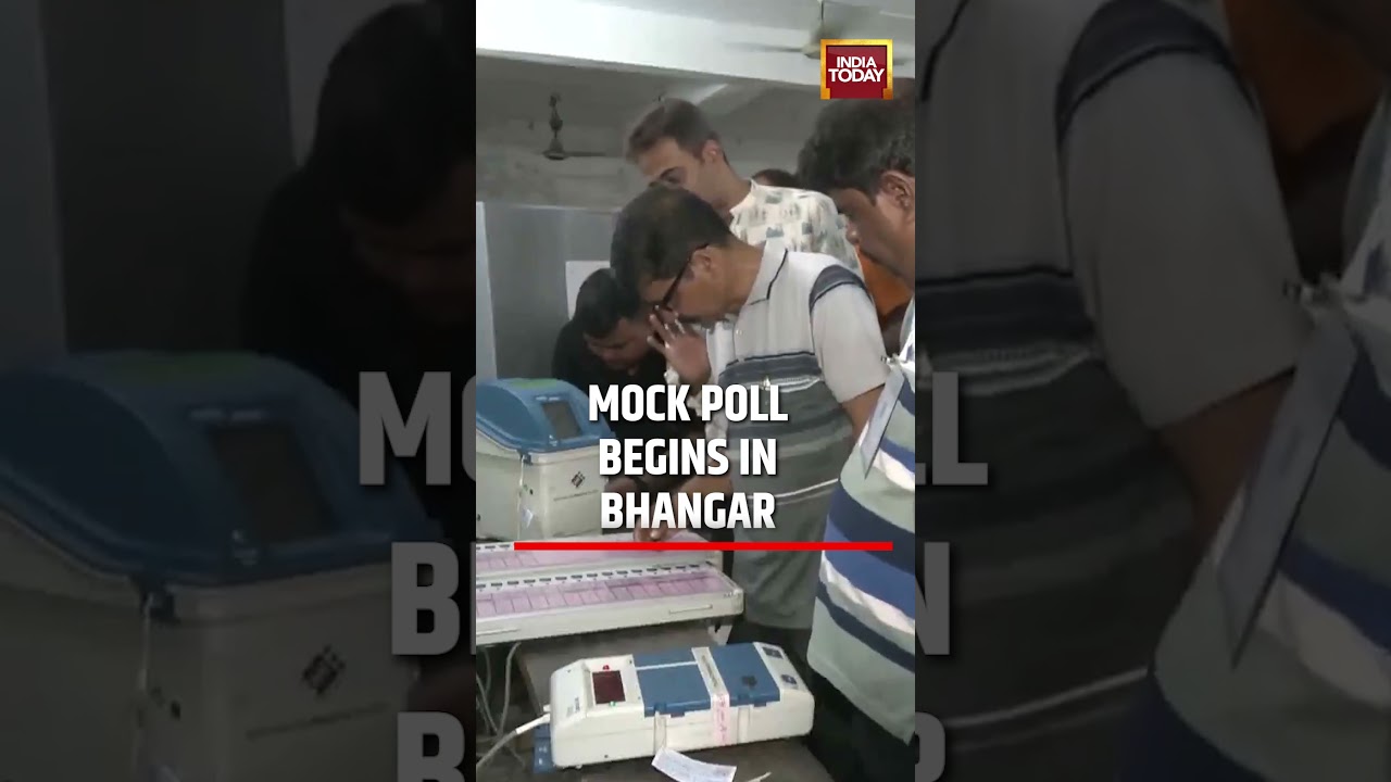West Bengal Polls: Mock Voting Underway in South 24 Parganas #bengalelections