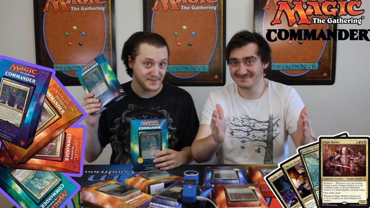 Commander 2017 Распаковка обзор аналитика колод РЕЛИЗ 25 АВГУСТА Magic: The Gathering edh