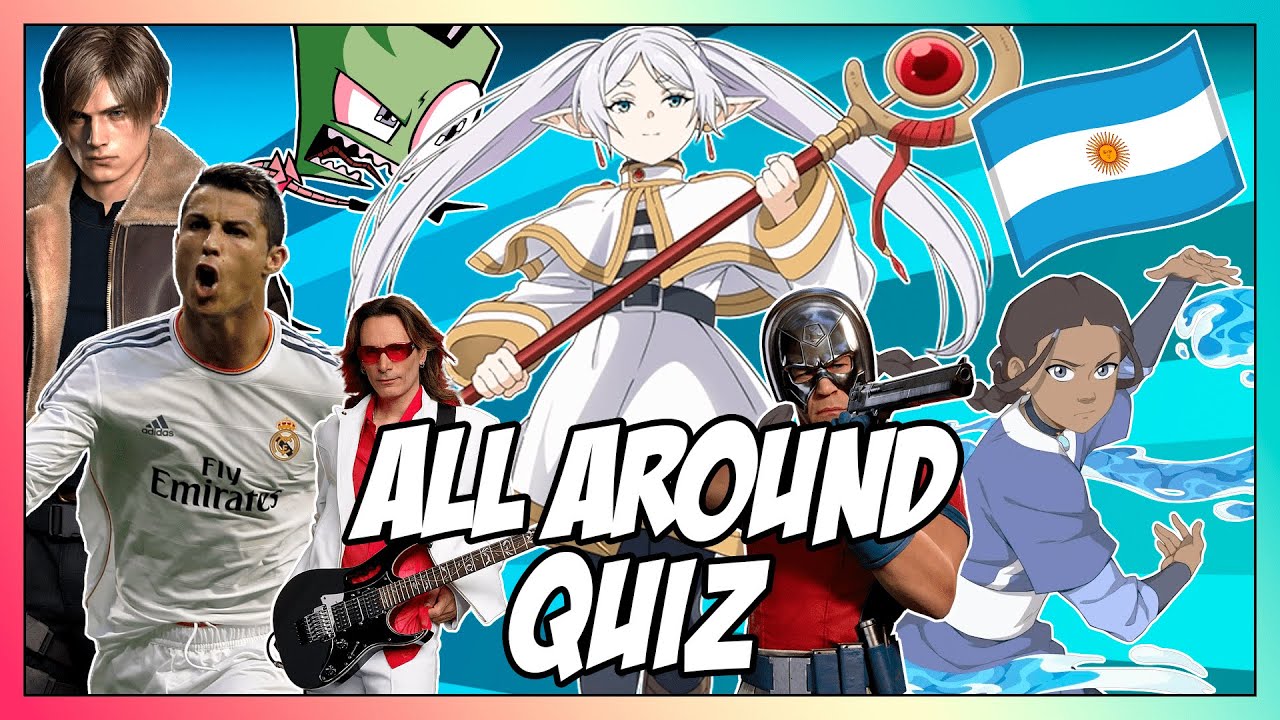 All Around Quiz #2 - Anime Openings, Video Game Characters, Country Flags, Music, Movies, and More!