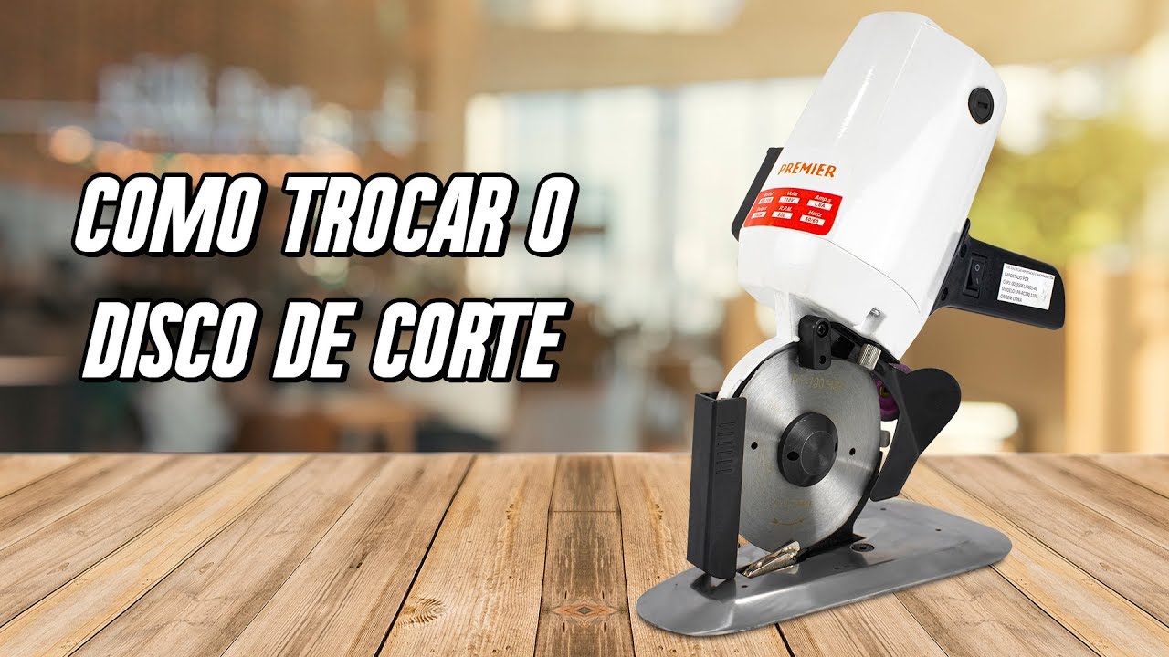 Como trocar lâmina da máquina de disco de corte