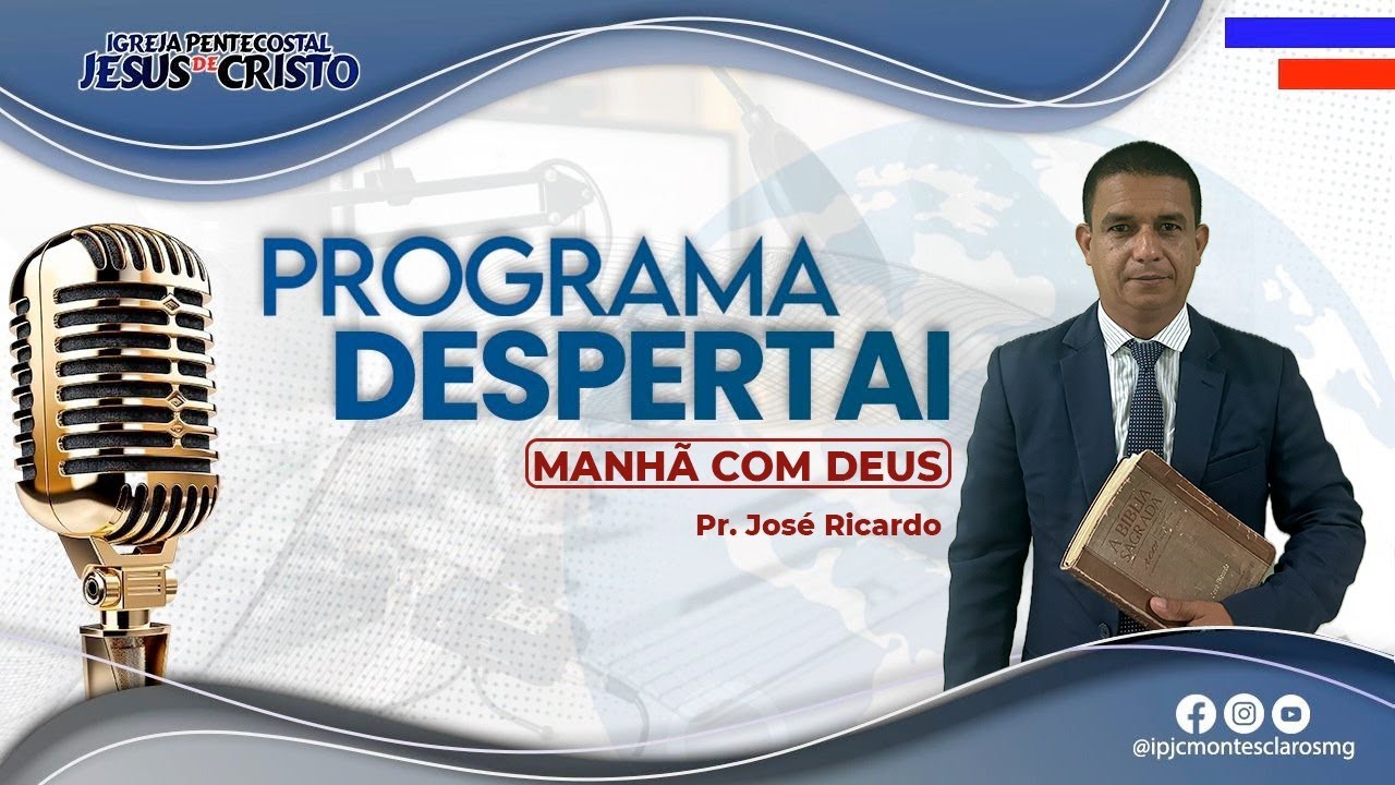 Programa Despertai | Ao Vivo | Segunda-Feira 02/02/2026 Manhã |IPJC Montes Claros