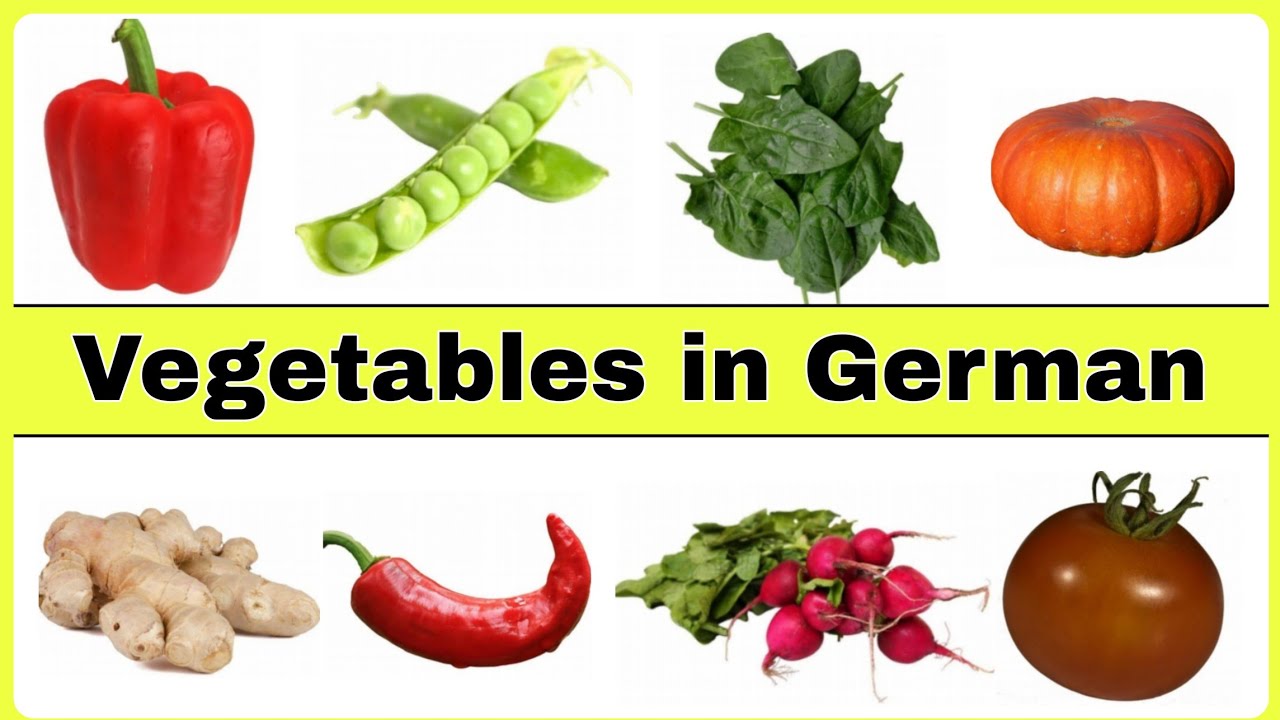 German Vocabulary | Gemüse | Vegetables in German | A1 | A2