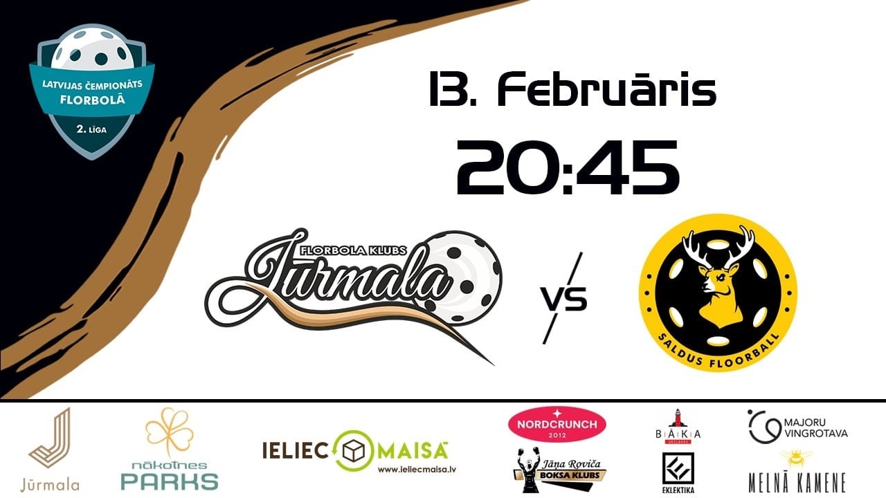 Florbola Klubu Cīņa Jūrmala VS Saldus