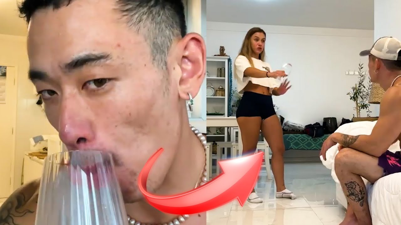 Ela encontrou uma TAÇA com BATOM quando o namorado dormiu sozinho 😱😱😱