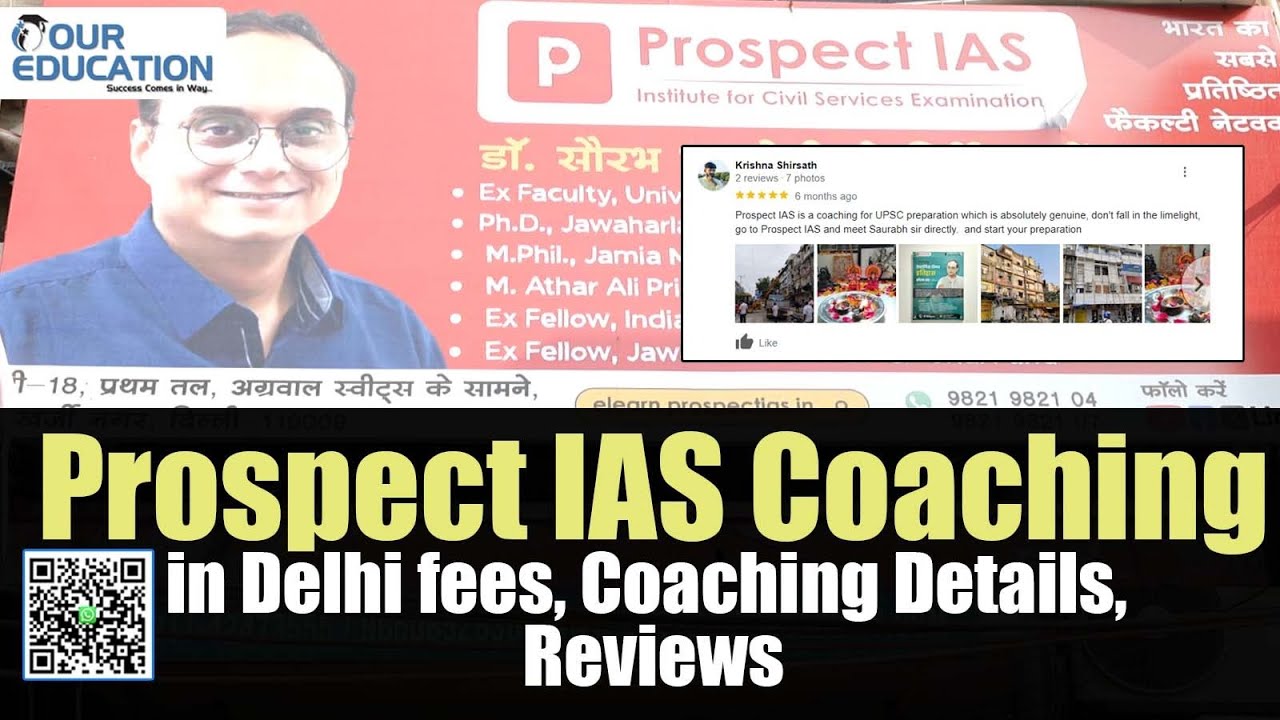 Prospect IAS Coaching in Delhi Fees, Coaching Details, Reviews | Best IAS Coaching in Delhi