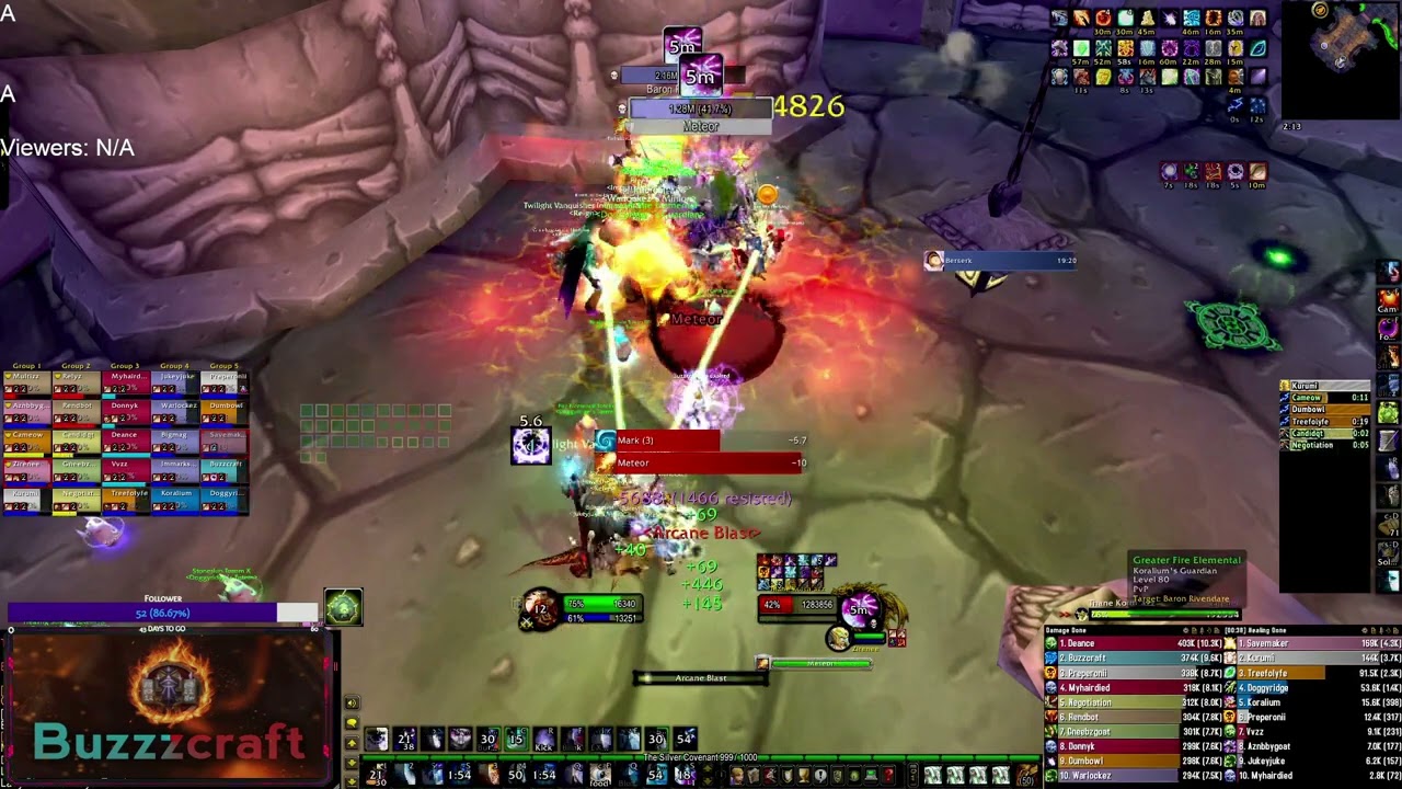 ARCANE MAGE vs FOUR HORSEMEN | 99 Parse TOP 50 World | Naxxramas 25man | Wrath Classic
