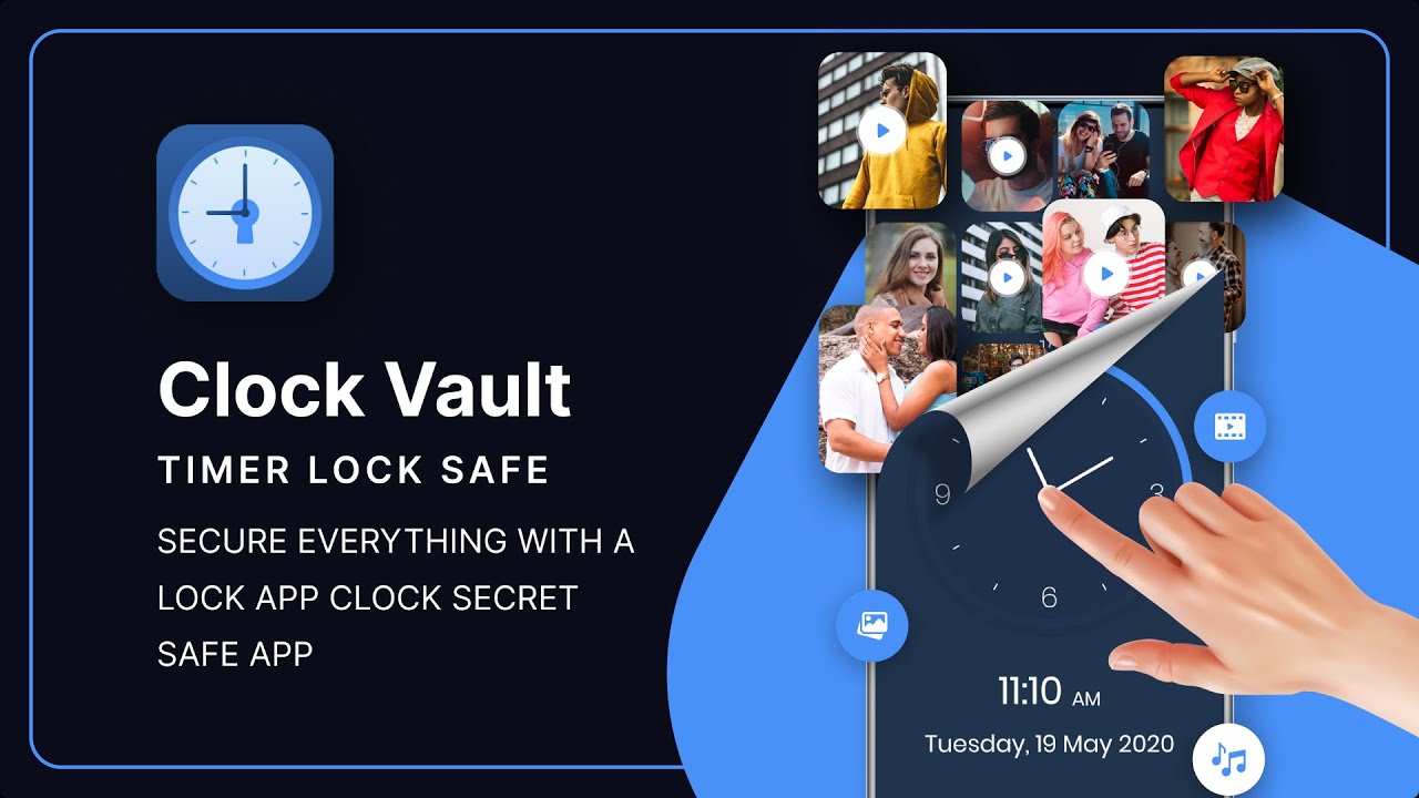 Clock Vault &ndash; Timer Lock Safe