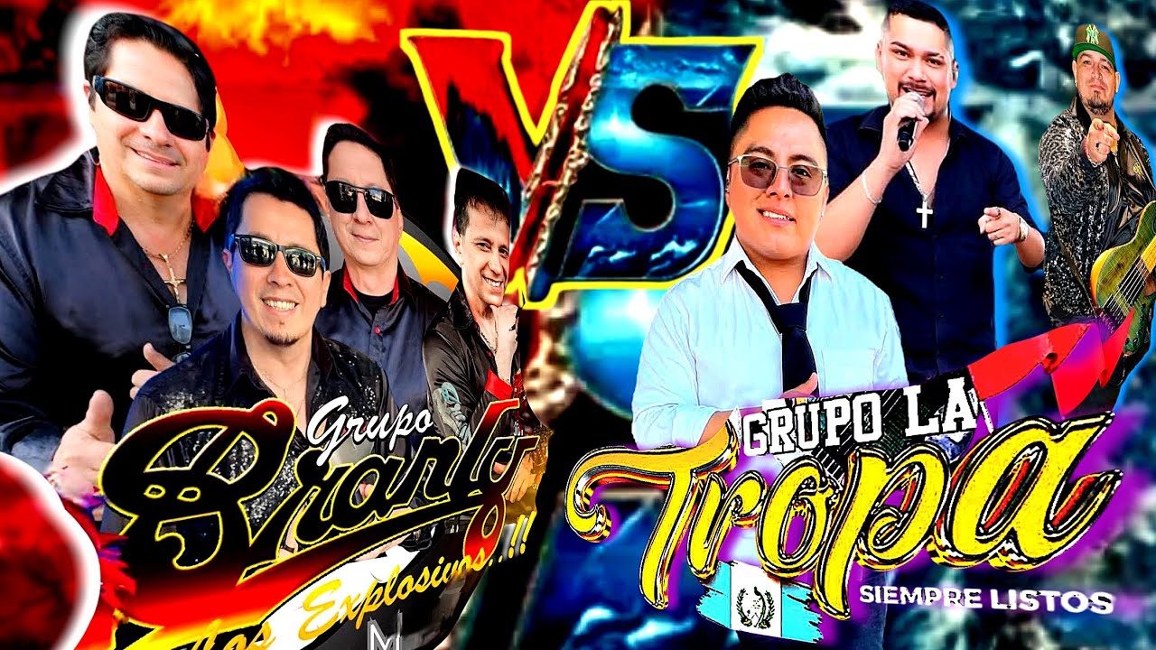 Grupo BRANLY y Grupo LA TROPA🙀☠️👉🏻 1 Y 1 QUEN ES MEJOR?#baile #musica #bandatradicional #envivo